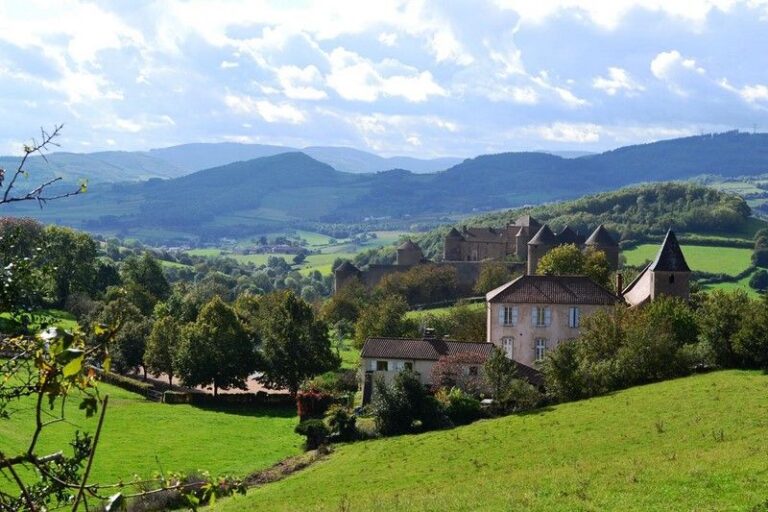 Rolling green hills