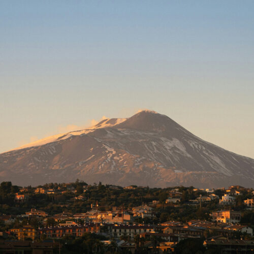 Sicily coastline and Mediterranean landscape at the end of a memorable Italian journey
