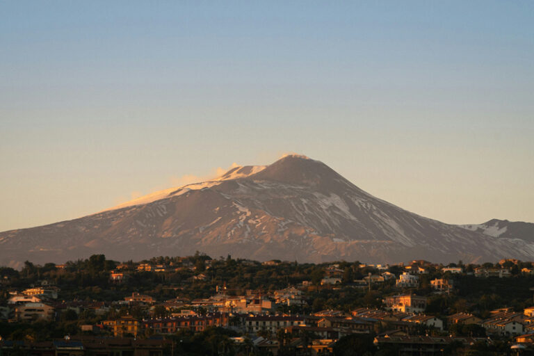 Sicily coastline and Mediterranean landscape at the end of a memorable Italian journey