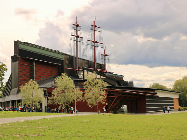Vasa Museum in Stockholm Sweden during an Arctic Scandinavia rail journey