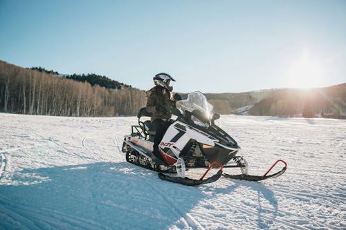 Snowmobile adventure across the frozen Luleå archipelago in Swedish Lapland