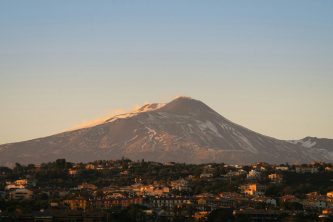 Sicily coastline and Mediterranean landscape at the end of a memorable Italian journey